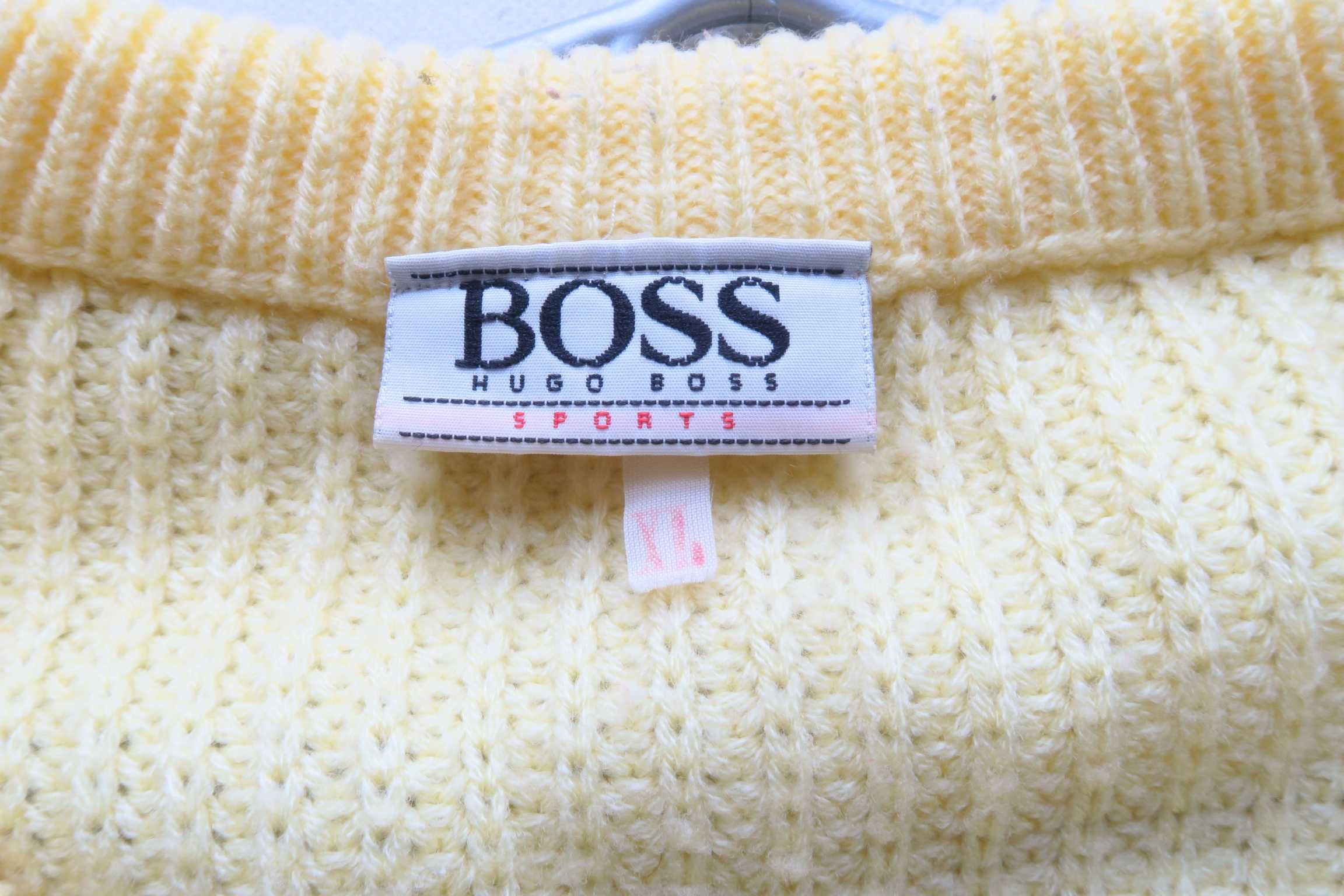 Hugo Boss Collage Vintage sweter damski XL