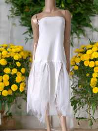 Sukienka biała strój karnawałowy r. 48 Papaya