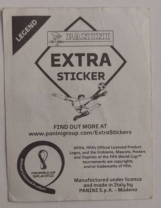 PANINI FIFA World Cup Qatar 2022 Robert Lewandowski -Bordeaux - Legend