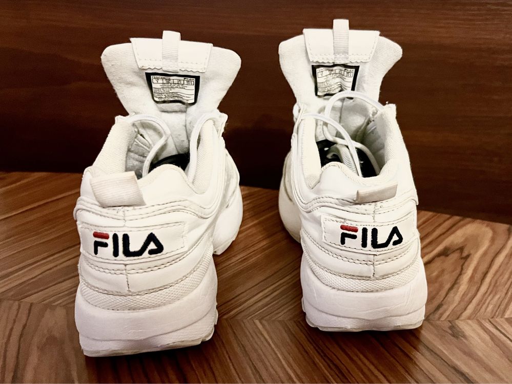 Buty Sneakersy Białe Damskie Fila Disruptor roz. 39/24,5 cm