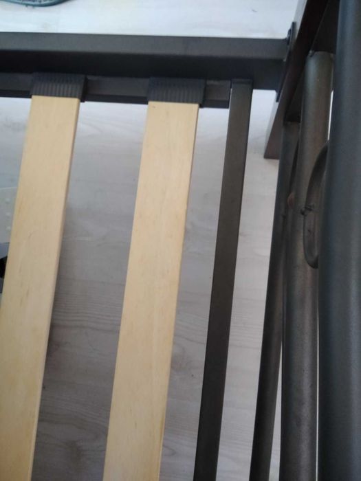 Ліжко двоспальне Hava 180*200, ніжки дерево, каркас метал