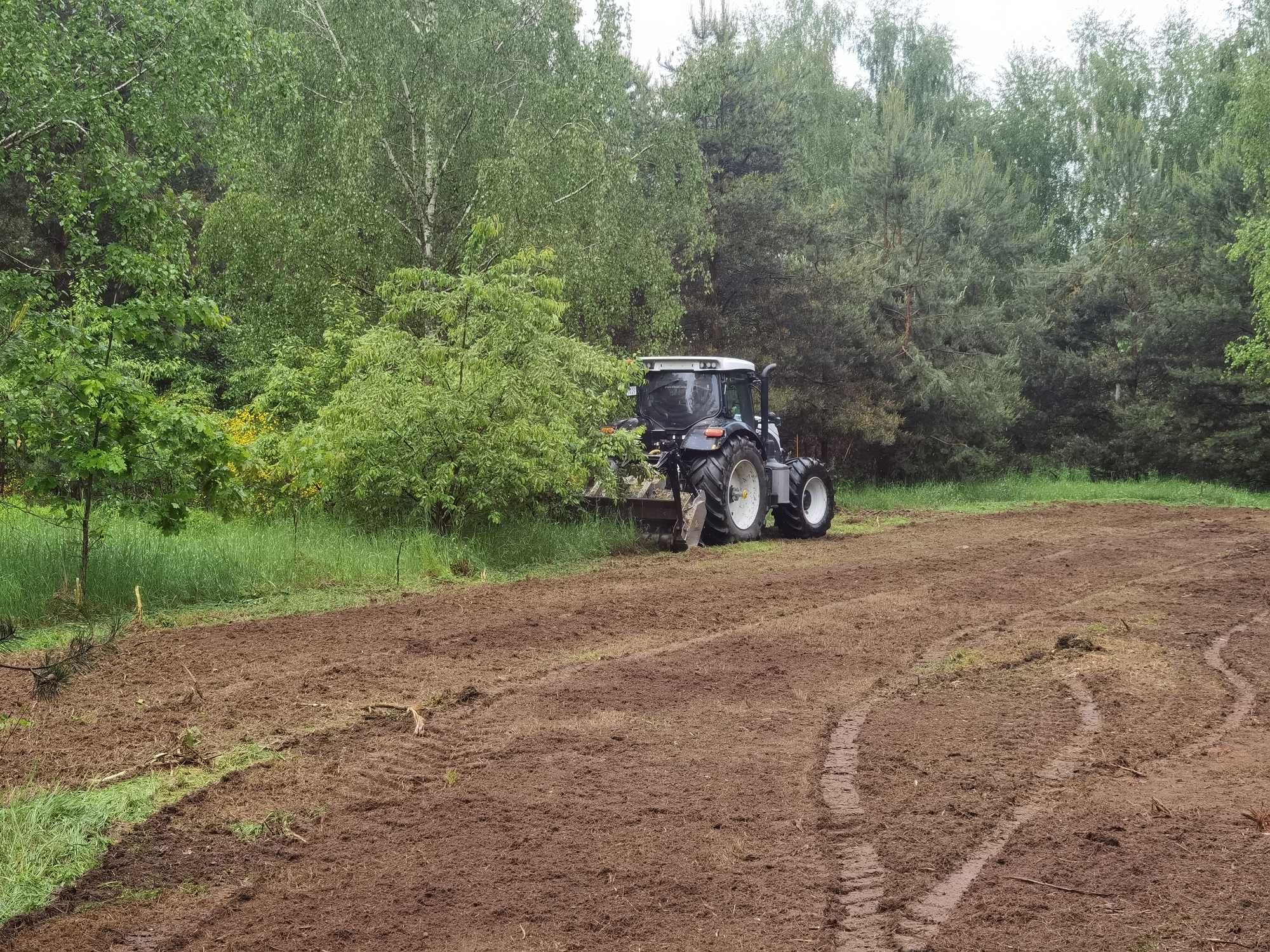 MULCZER LEŚNY oraz WGŁĘBNY wycinka drzew Czyszczenie działki PILAR /+