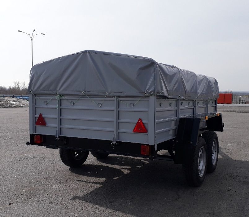 Причіп Двохосний Кремінь+Коріда-Тех. Розстрочка без%! Причеп легковий