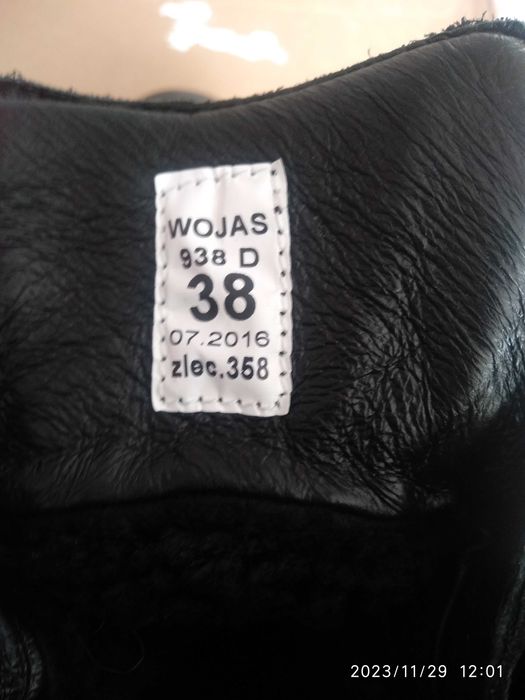 Buty taktyczne ocieplane na grubej podeszwie - Wojas