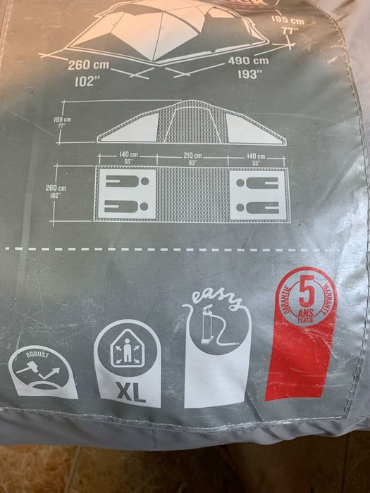 Vendo tenda XL, dois quartos uma sala.
