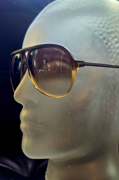 Tom Ford okulary unisex a'la Ray Ban, pilotki aviator NOWE