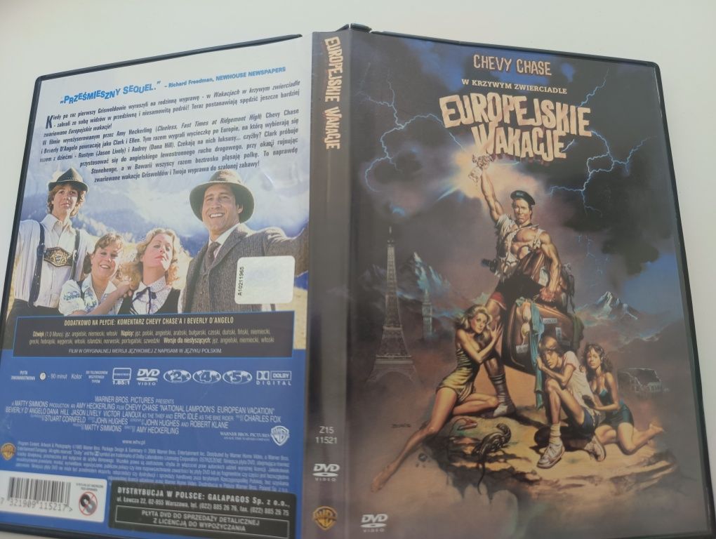 Europejskie Wakacje, DVD, polskie napisy