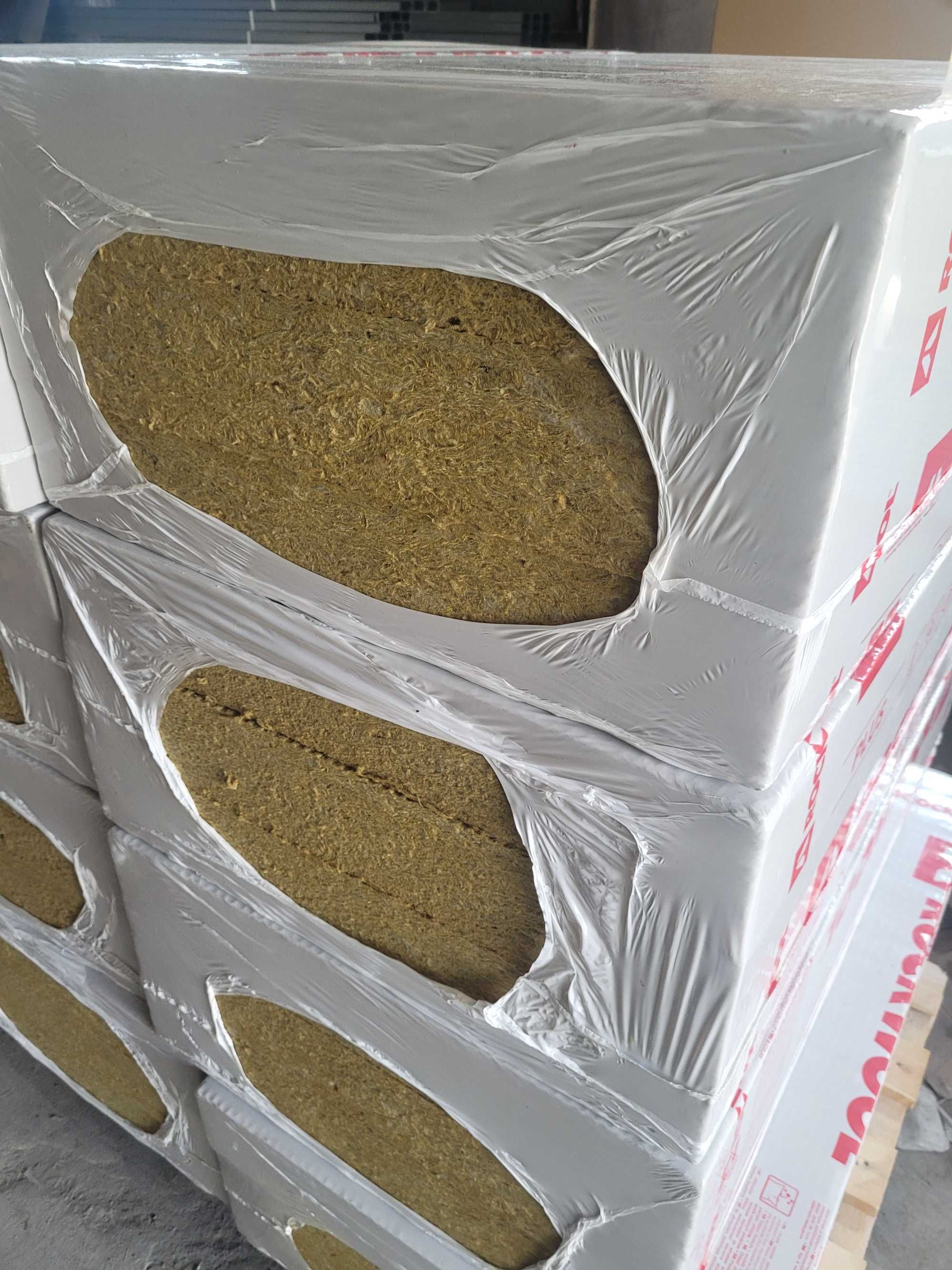Wełna fasadowa, elewacyjna 10 cm Rockwool Frontrock Plus 0,035