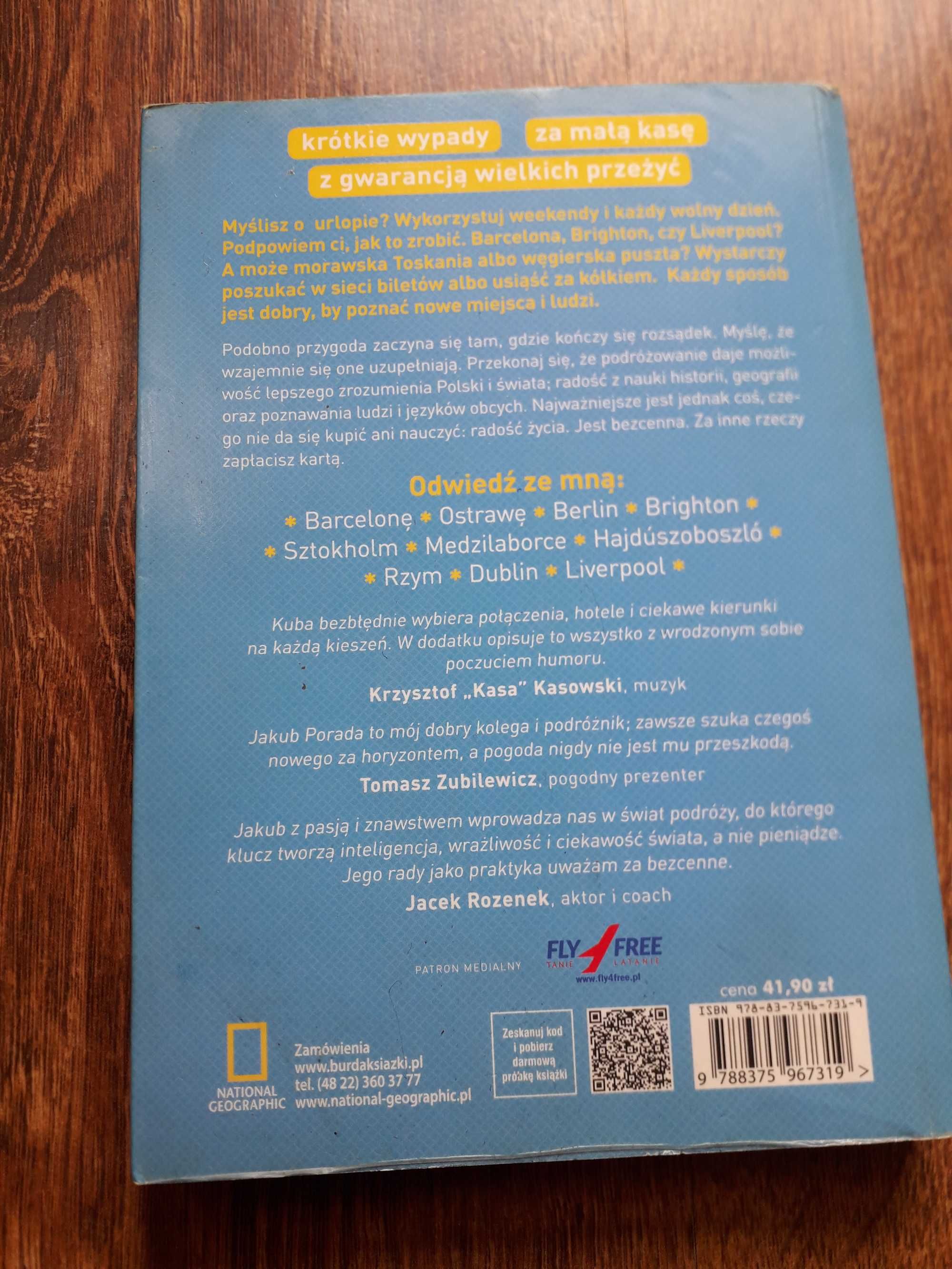 Książka Jakub Porada na Europe  tanie podróżowanie