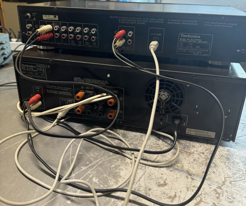 Technics se-a900s su-c909u