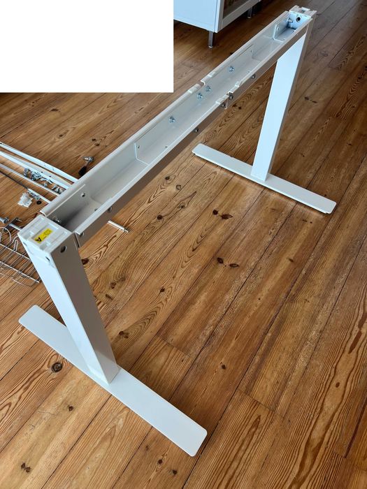 Secretária sentado/em pé, branco, IKEA