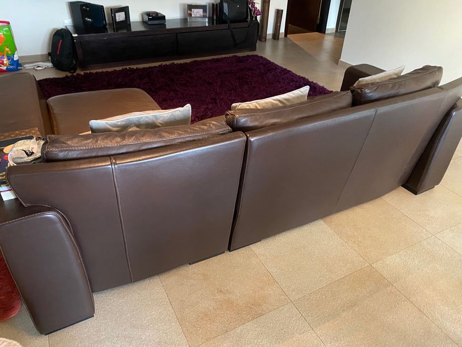 Sofa 3 lugares C/ chaise longue - sala