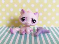 Littlest Pet Shop LPS unikatowy kot Tabby #576