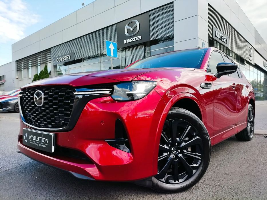 Mazda CX-60 3.3L 254KM 8AT AWD Homura Conv+Driver Salon PL, serwis ASO, f-raVAT23%