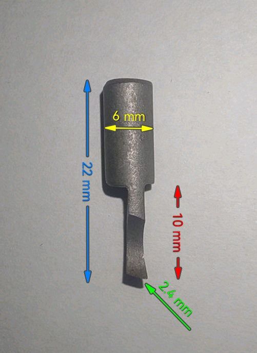 Regulowane wiertło do metalu ANT22-110mm