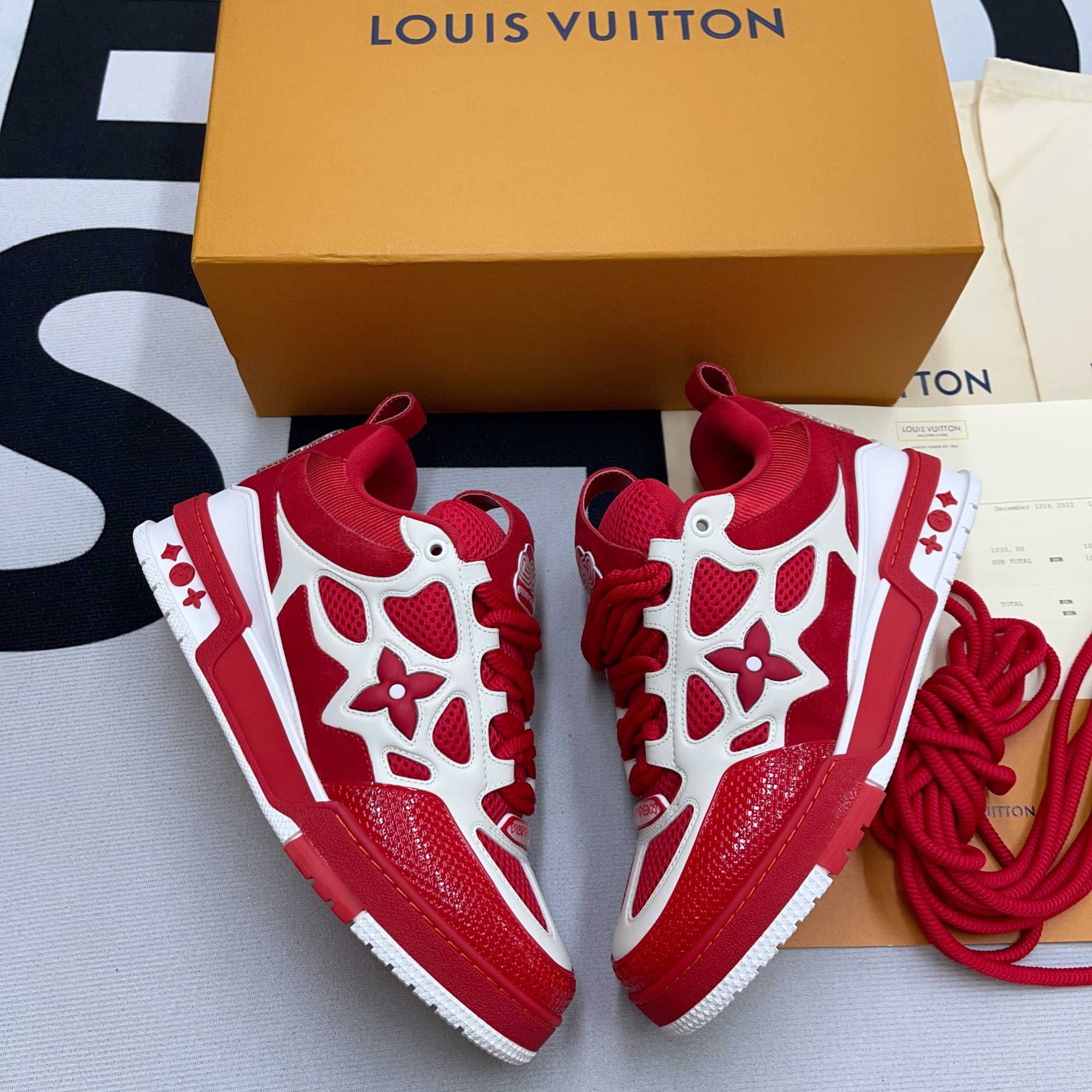 Buty Louis Vuitton LV Skate Sneaker Red (38-46)