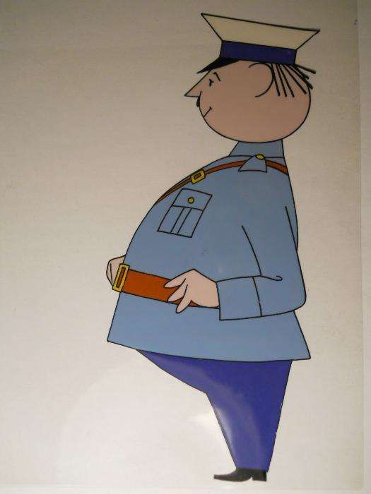 BOLEK I LOLEK "GRZYBOBRANIE" folia animacyjna nr 26 Milicjant 1965 r