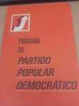 vendo livro Programa do partido popular democrático