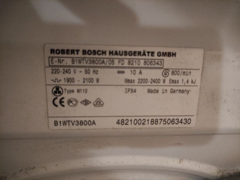 Пральна машинка BOSCH MAXX 4