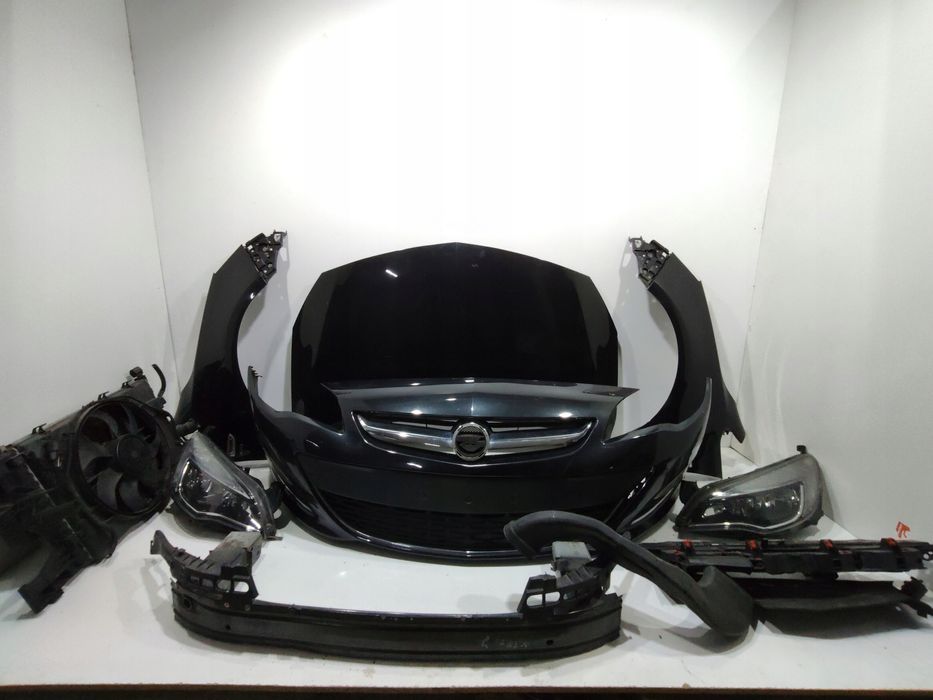 opel astra j iv lift przód zestaw maska lampy zderzak ładny