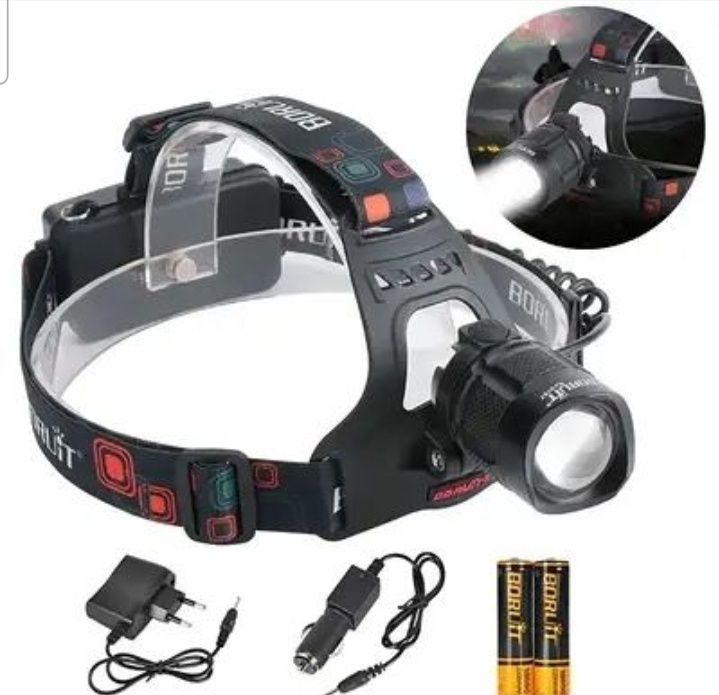 АКЦІЯ!!! Фонарь, ліхтар налобний BL-32, потужний, АЛЮМІНІЄВИЙ корпус