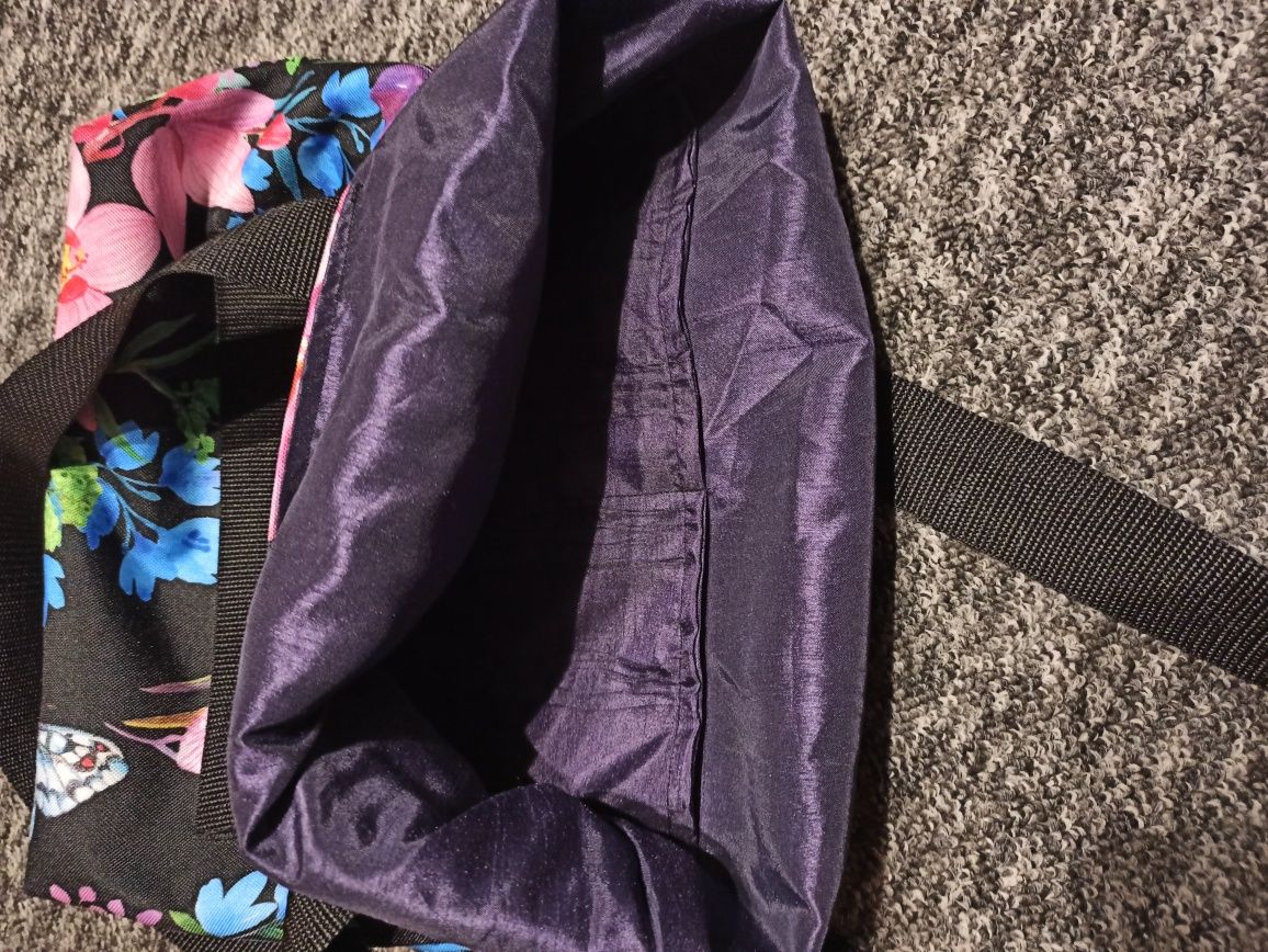 Torba Torebka Szopper Kolorowa Handmade