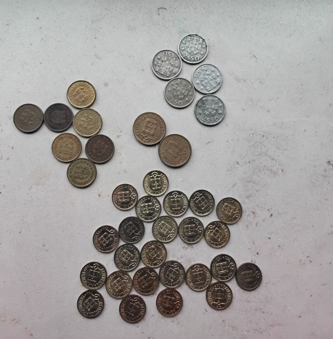 Moedas República portuguesa escudo