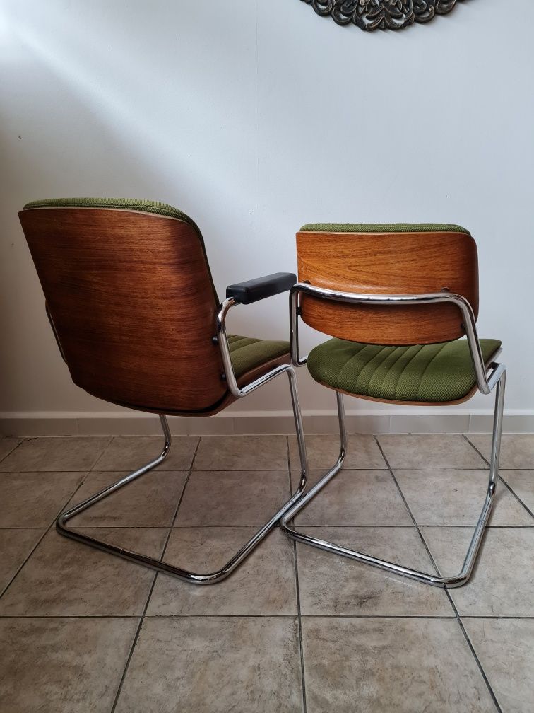 Krzeslo biurowe,fotel Martin Stoll dla Giroflex,lata 60.Mid century