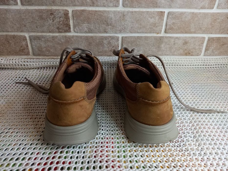 Кожанные ботинки Clarks 41р