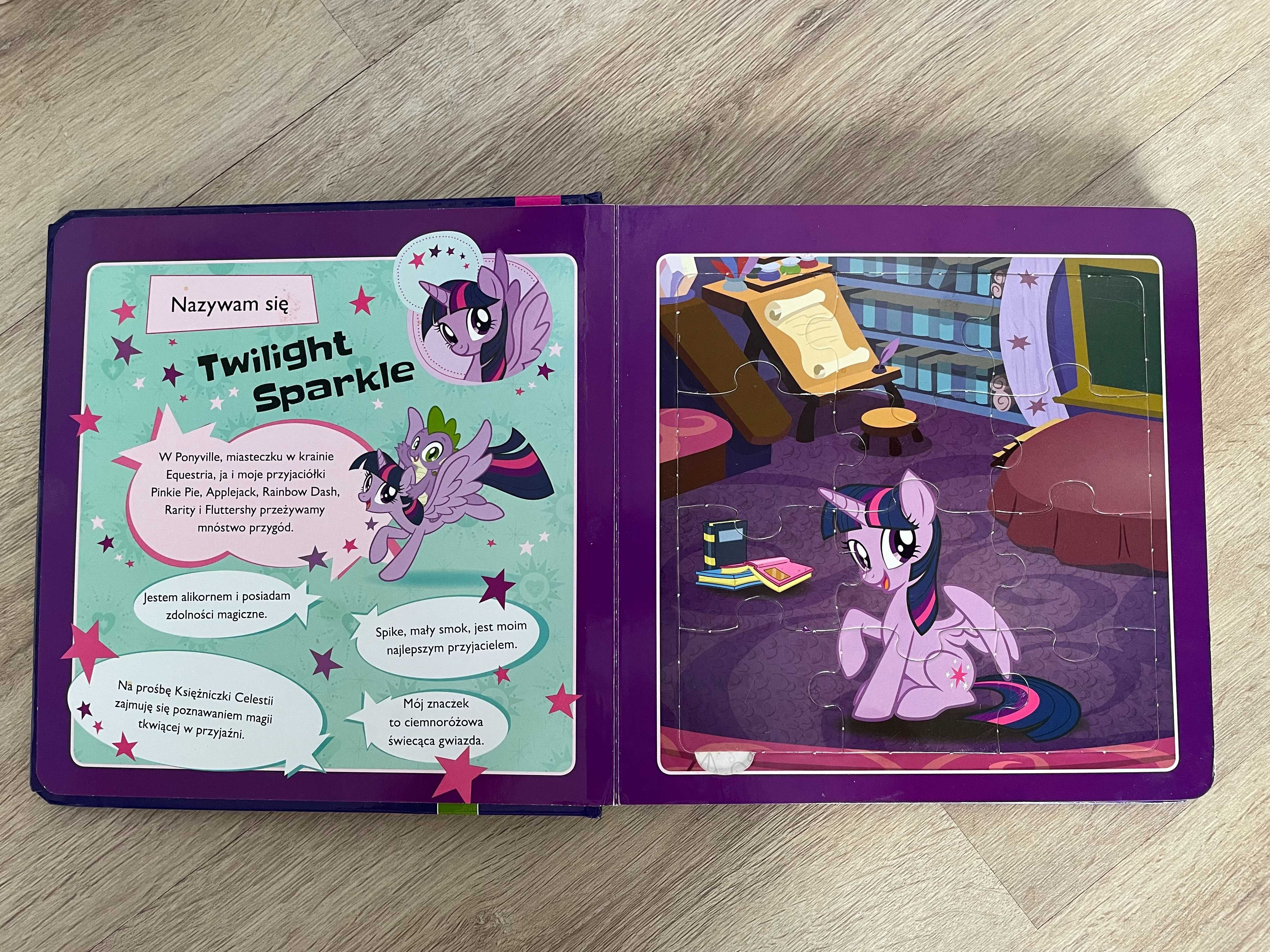 Książka z puzzlami My Little Pony 4 układanki