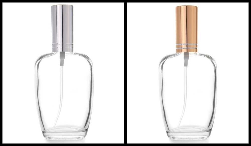 5 x Butelka flakon szklany - 100 ml! Atomizer Aluminium!