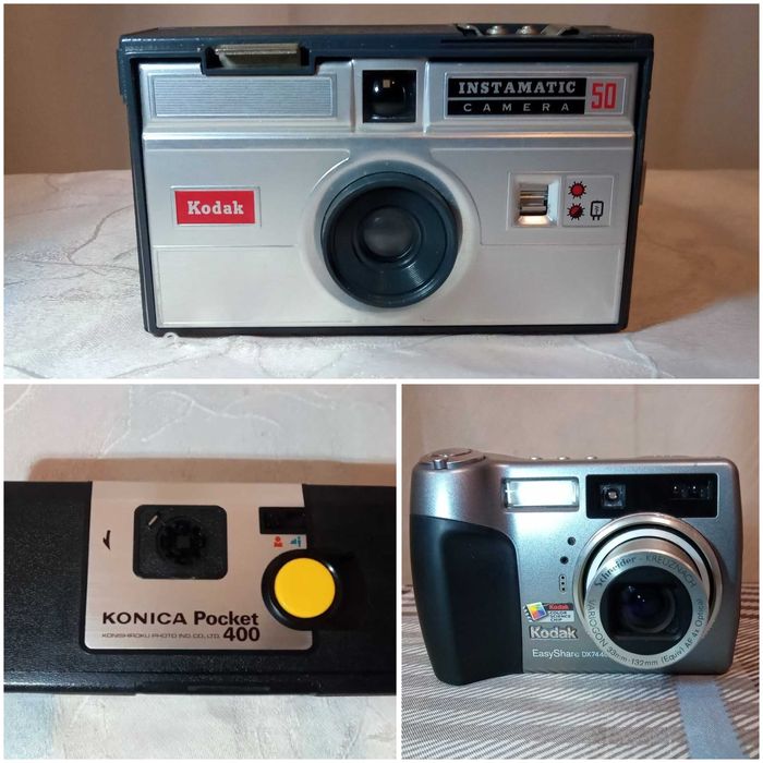 Фотоаппарат Kodak Instamatic 50 / Konika Pocket /Kodak EasyShare цифра