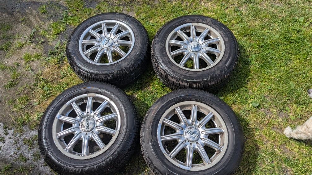 Alufelgi 15 R15 5x100  BBS Skoda Octavia I  z oponami