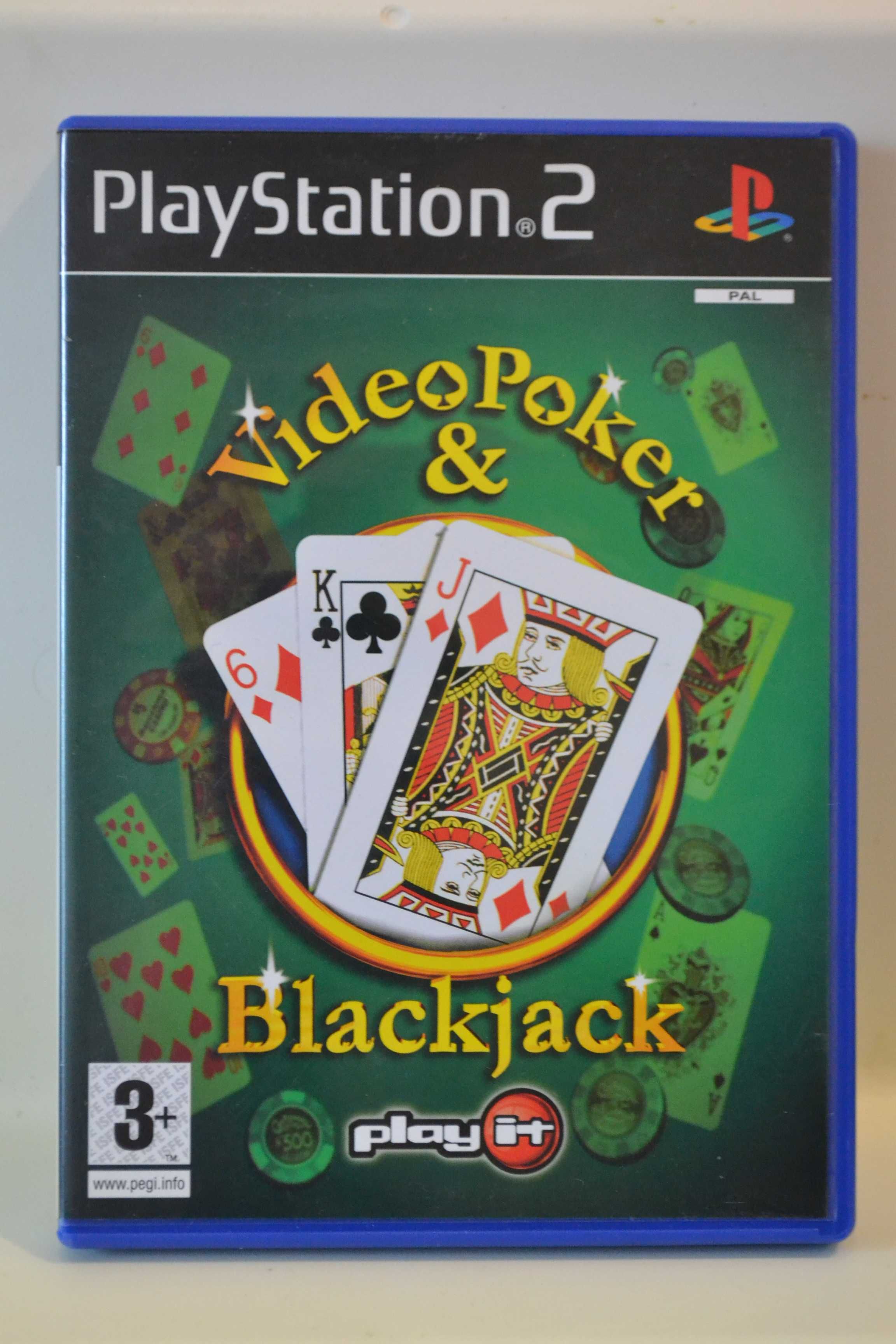 Video Poker & Blackjack  PS2