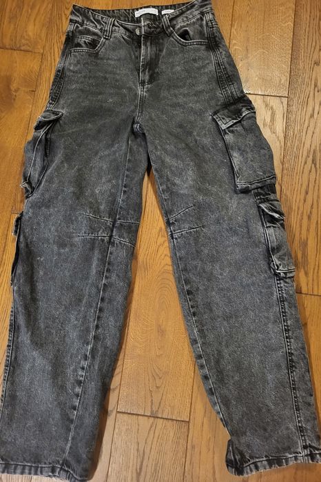 Spodnie Jeans Bojówki House rozm. 32