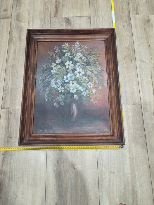 Obraz w ramie kwiaty