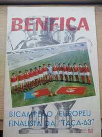Revista especial do Benfica bicampeão europeu e finalista 1963