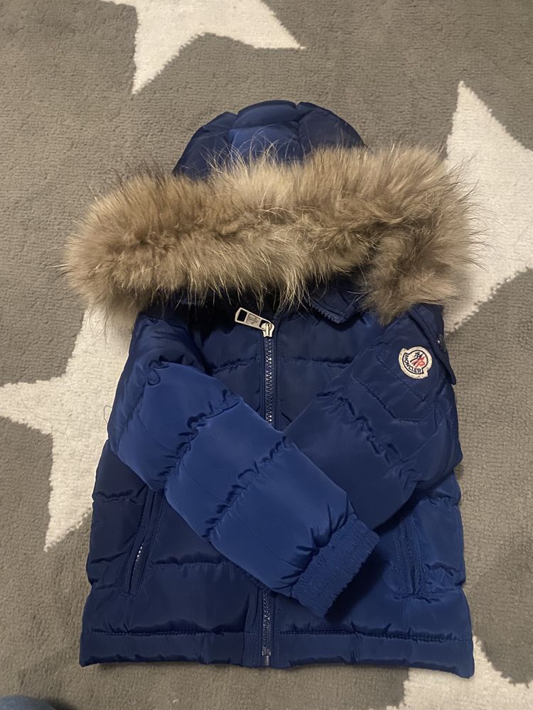 Kurtka dziecięca kurtka zimowa chłopięca Moncler 1-3 lata 86-92 cm