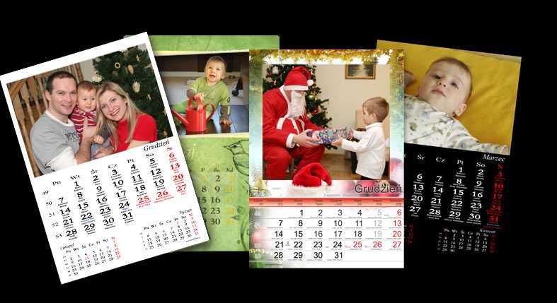 Piękny KALENDARZ TWOJE ZDJ dedyk prezent pamiątka  święta   13stron