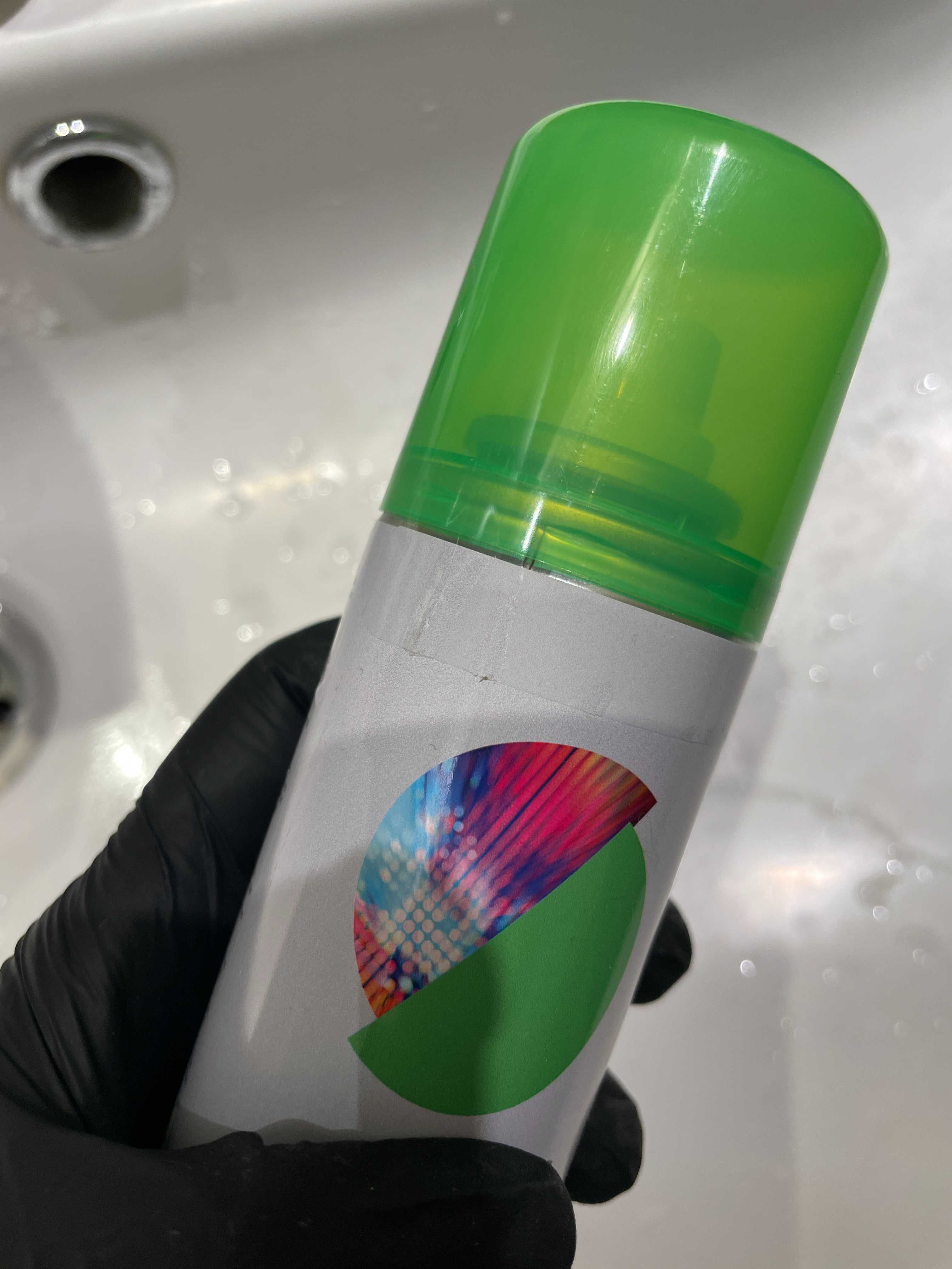Zielony spray do włosów Sibel Fluo – 2 sztuki