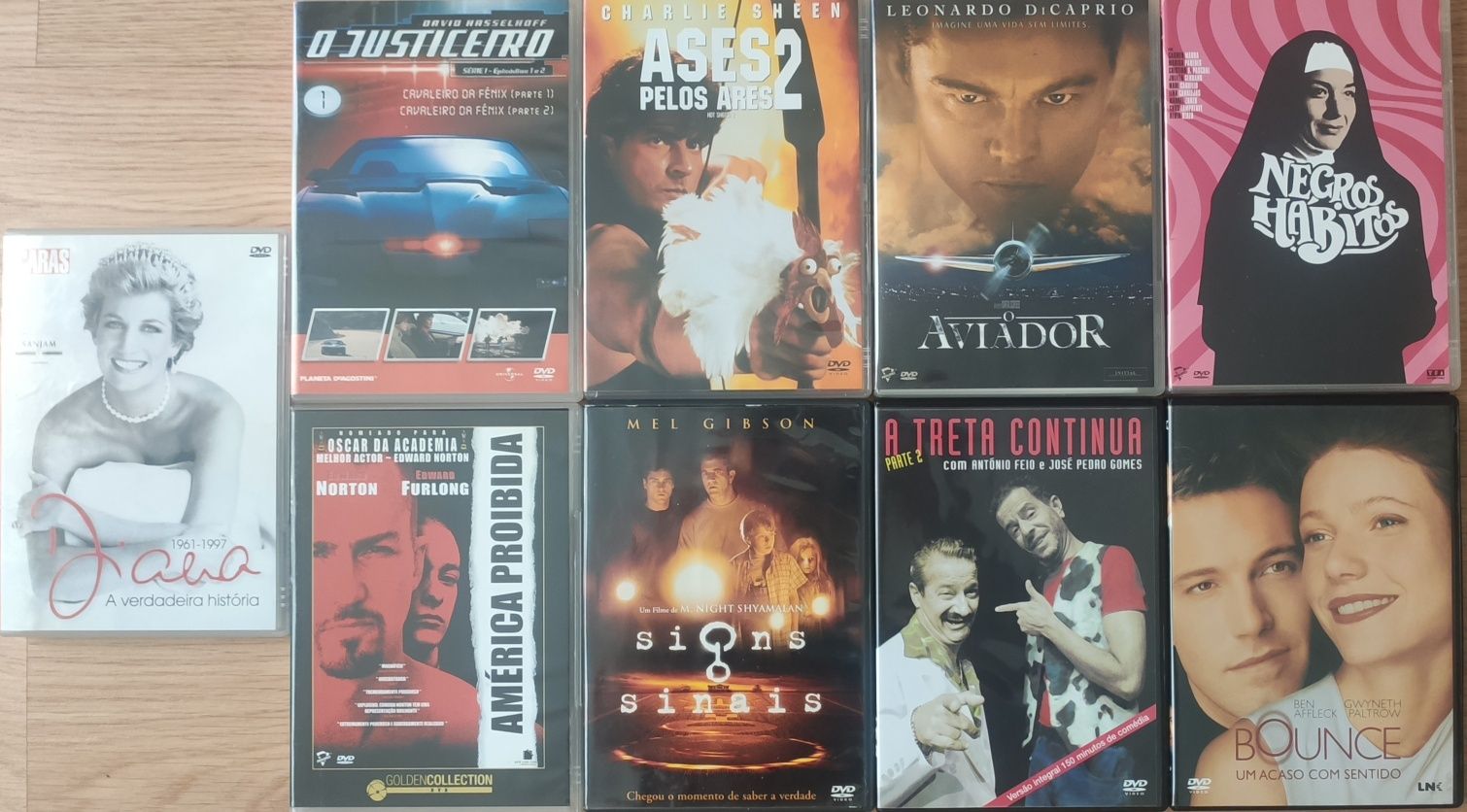 DVDs usados em bom estado