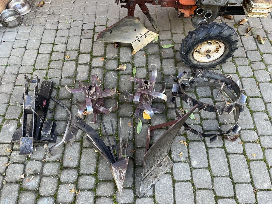 Traktorek Fortschritt E931.50 Dzik Glebogryzarka Pług Simson S51