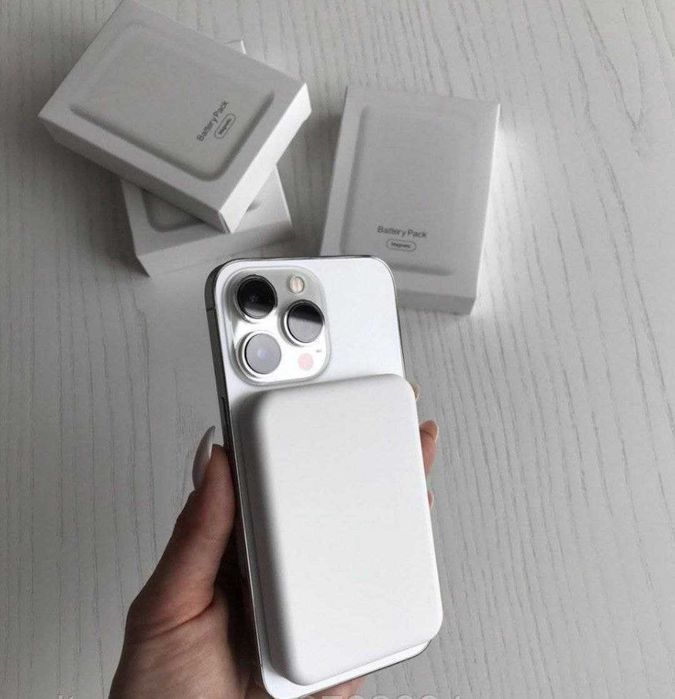 Павербанк з бездротовою зарядкою PowerBank MagSafe iphone Battery pack