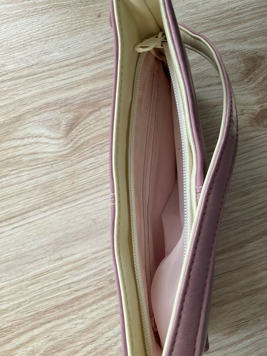 Torebka kopertówka pudrowy róż