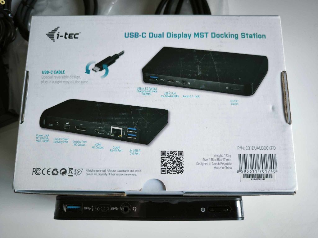Stacja dokująca I-Tec USB-C Dual Display MST