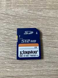 Karta SD 512 MB Kingston NOWA