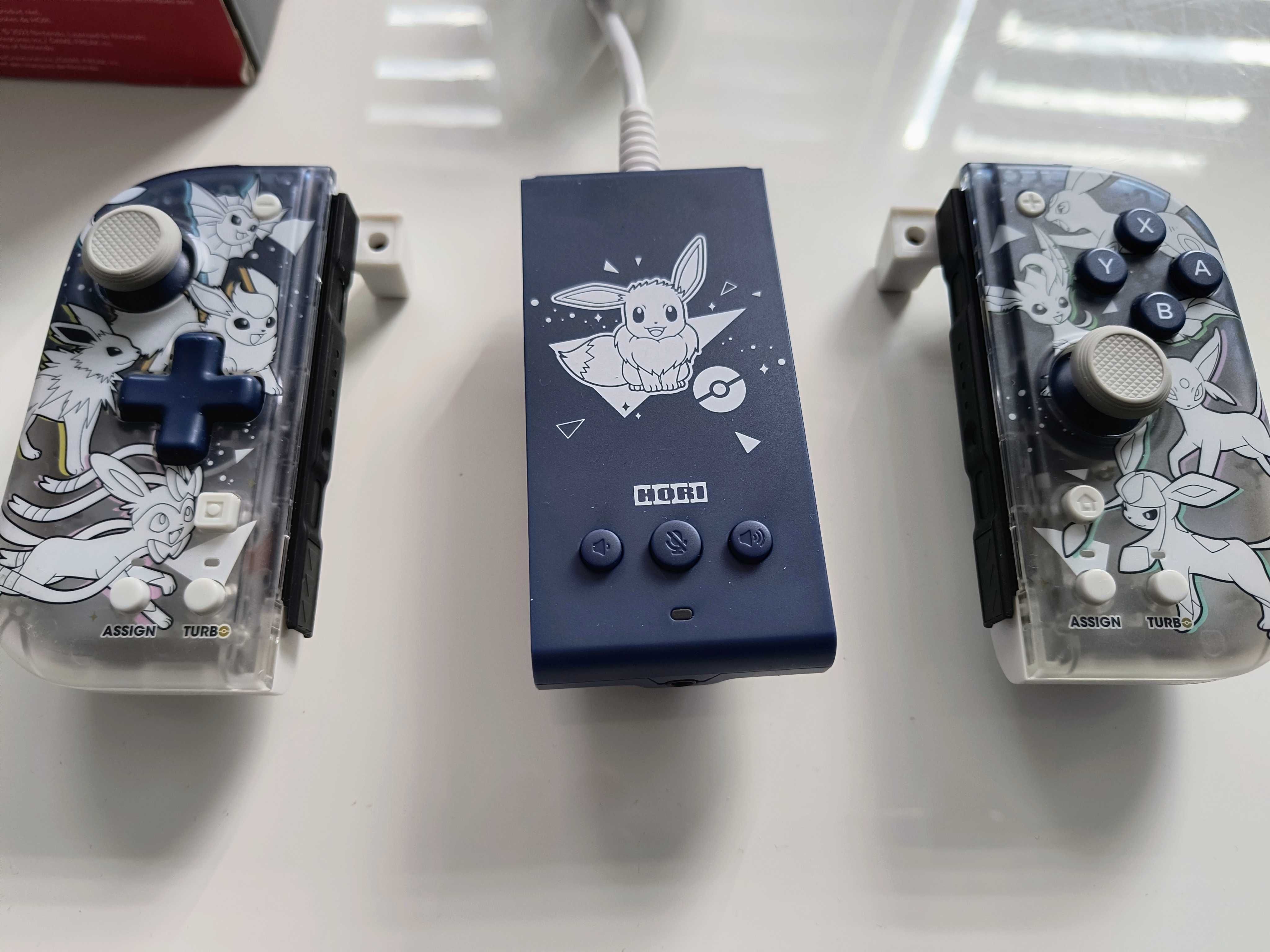 Gamepad Hori Split Pad Compact Eevee Evolutions do Nintendo Switch