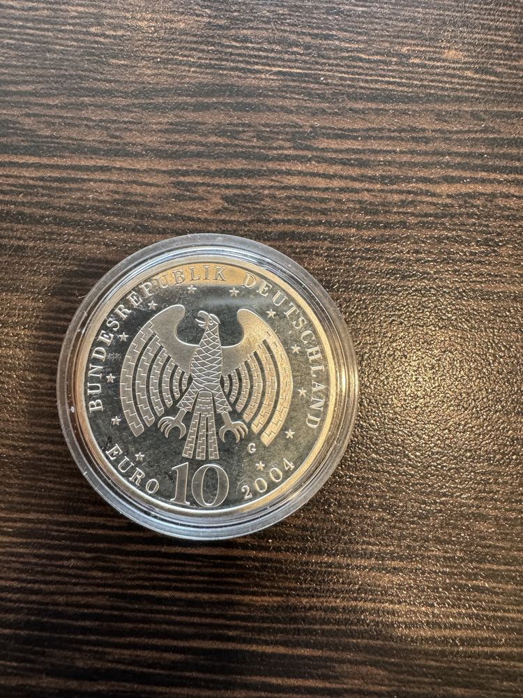 Srebrna moneta kolekcjonerska 10 euro Unia Europejska