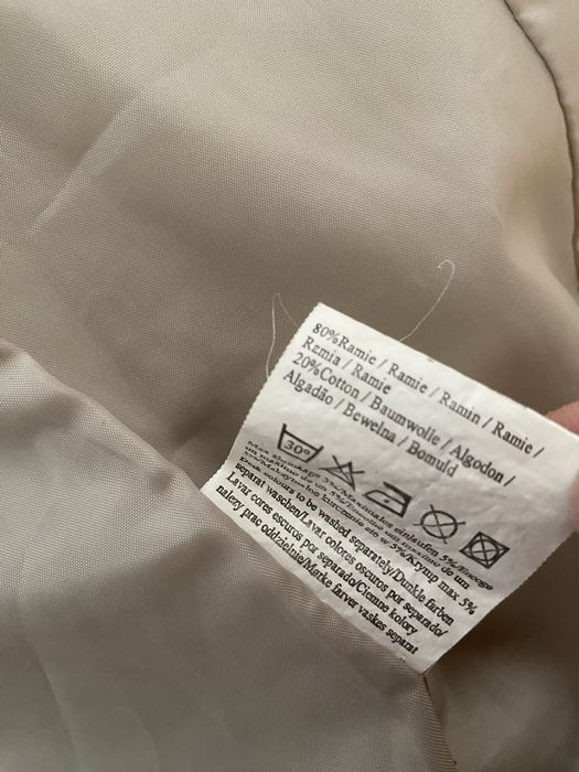 Lniana marynarka żakiet z naturalnego materialu len ramie Vero Moda XS