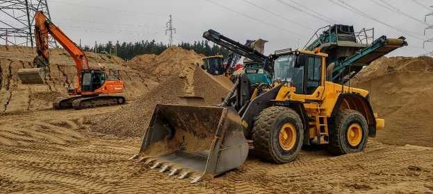 Kopanie stawów wyburzenia usługi koparką, ładowarką gąsienicowa kołowa